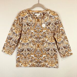 NWT Charter Club 3/4 Sleeve Pima Cotton Tee